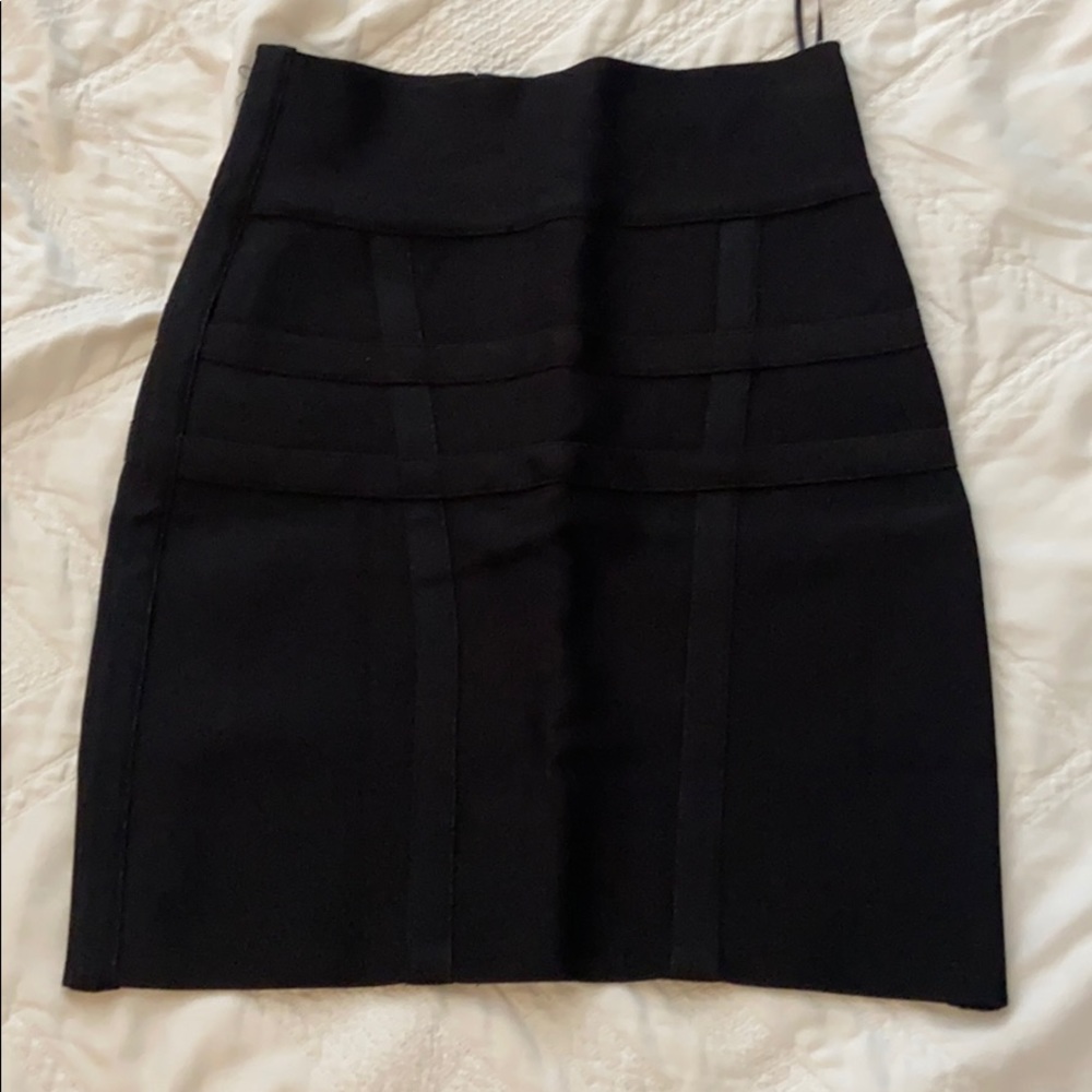 zipped back skirt